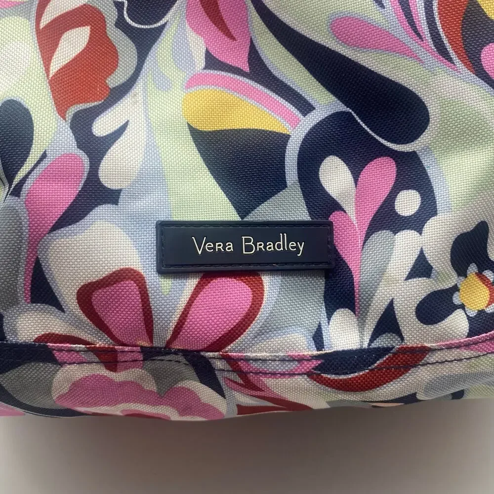 Vera Bradley Mod Paisley Pink Blue Lighten Up Essential Backpack School Travel